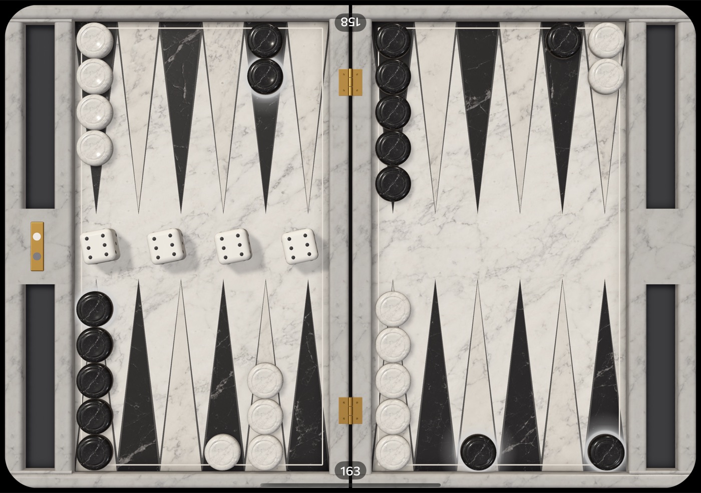 Tavli open on iPhone Duo